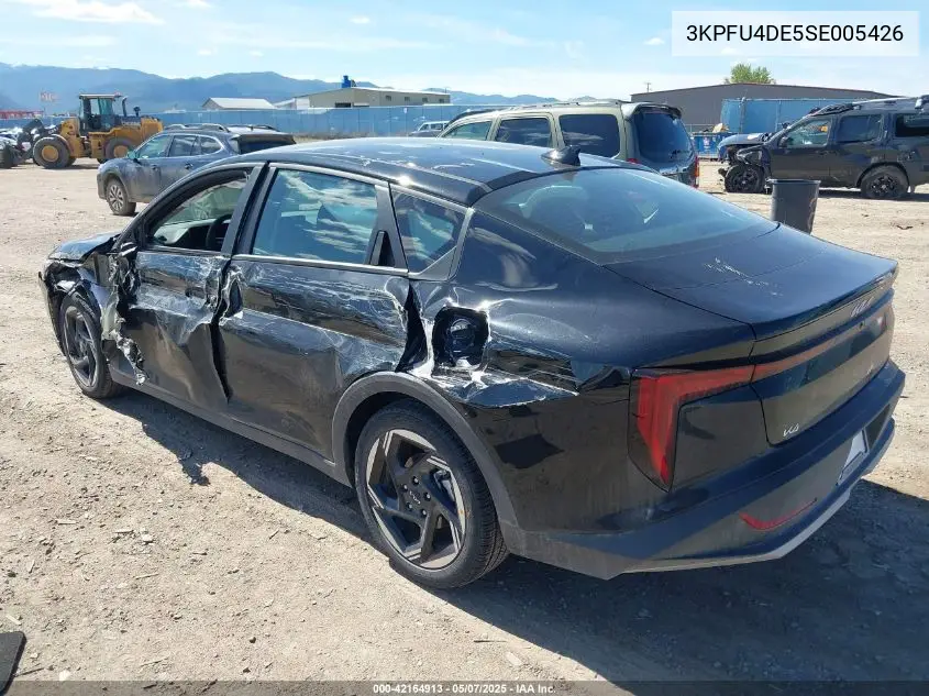 2025 Kia K4 Ex VIN: 3KPFU4DE5SE005426 Lot: 42164913