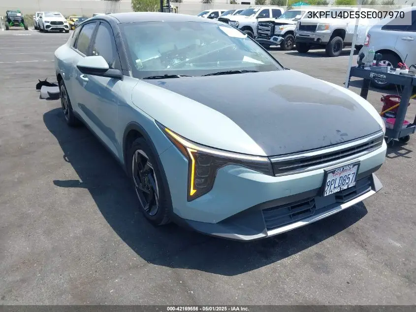 2025 Kia K4 Ex VIN: 3KPFU4DE5SE007970 Lot: 42169556
