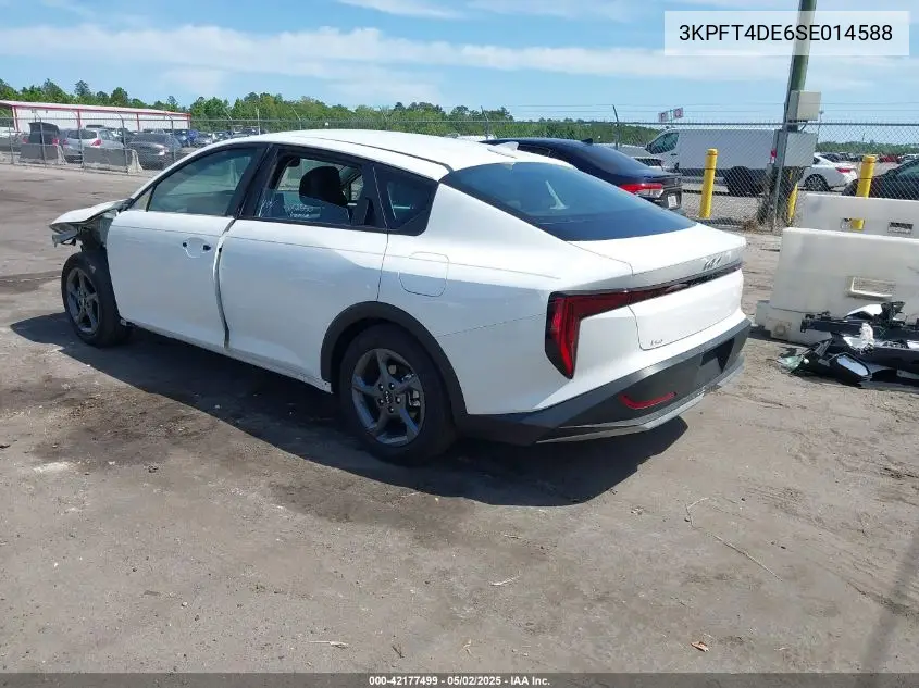 2025 Kia K4 Lxs VIN: 3KPFT4DE6SE014588 Lot: 42177499