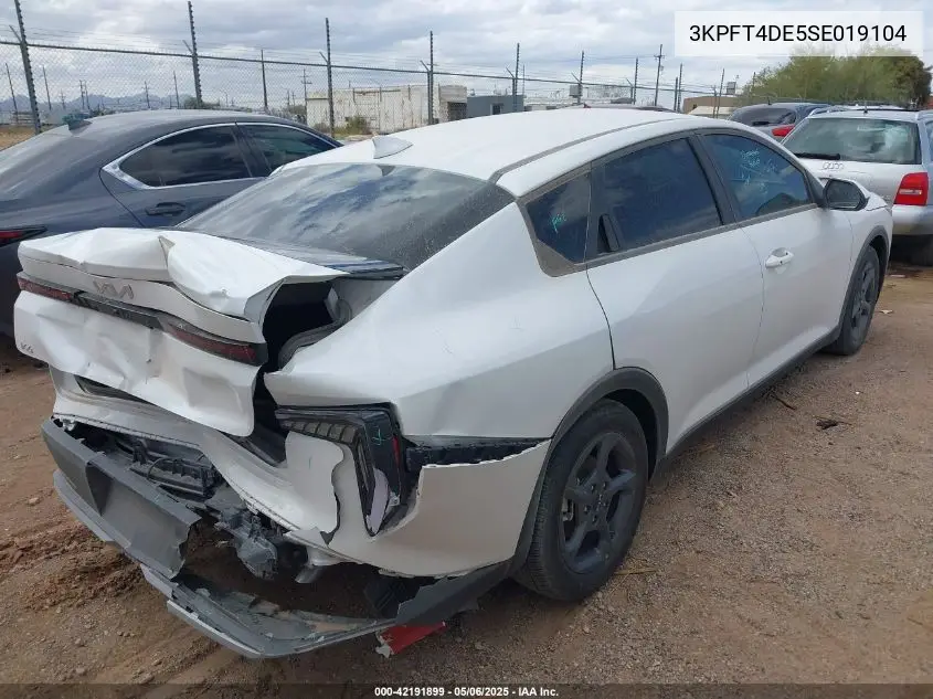 2025 Kia K4 Lxs VIN: 3KPFT4DE5SE019104 Lot: 42191899