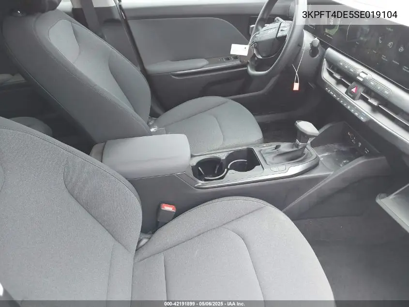 2025 Kia K4 Lxs VIN: 3KPFT4DE5SE019104 Lot: 42191899