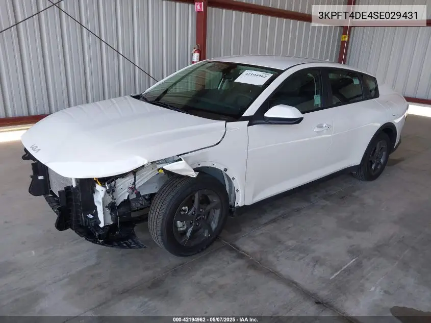 2025 Kia K4 Lxs VIN: 3KPFT4DE4SE029431 Lot: 42194962