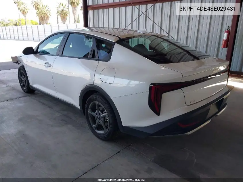 2025 Kia K4 Lxs VIN: 3KPFT4DE4SE029431 Lot: 42194962