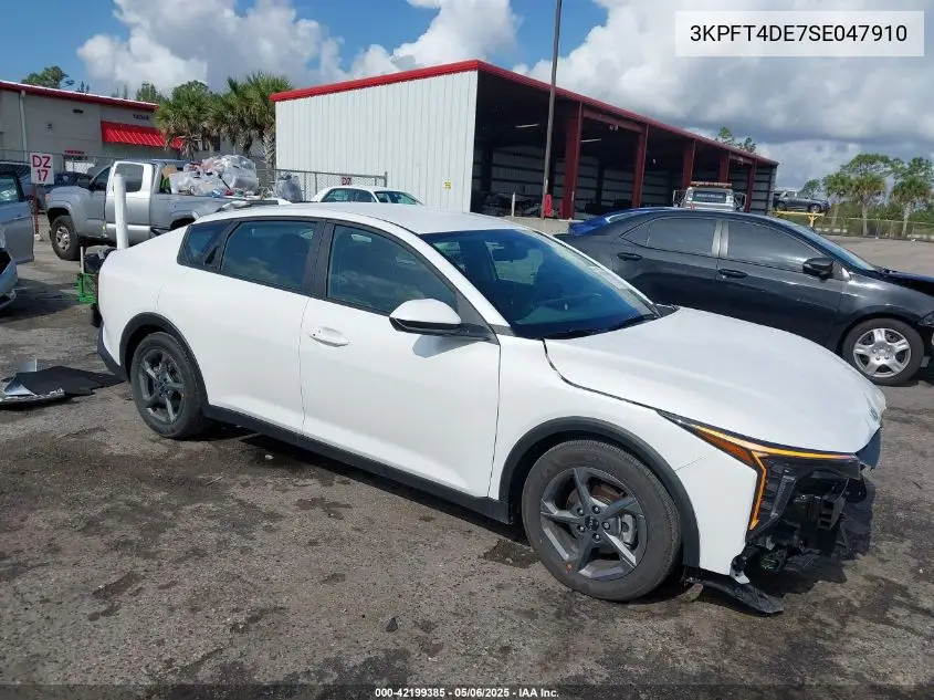 2025 Kia K4 Lxs VIN: 3KPFT4DE7SE047910 Lot: 42199385