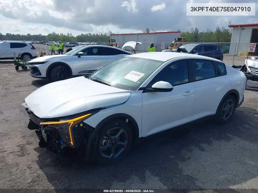 2025 Kia K4 Lxs VIN: 3KPFT4DE7SE047910 Lot: 42199385