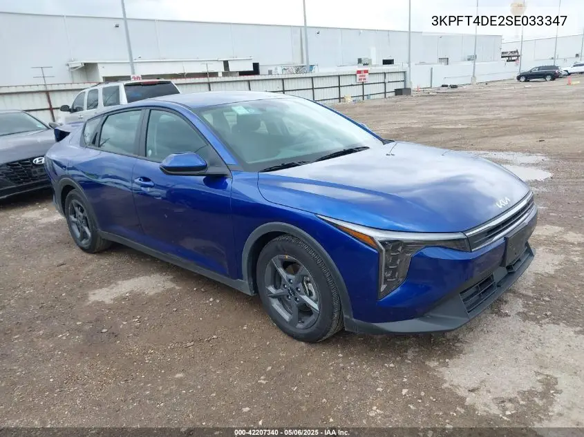 2025 Kia K4 Lxs VIN: 3KPFT4DE2SE033347 Lot: 42207340