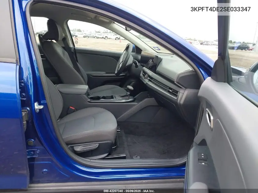 2025 Kia K4 Lxs VIN: 3KPFT4DE2SE033347 Lot: 42207340