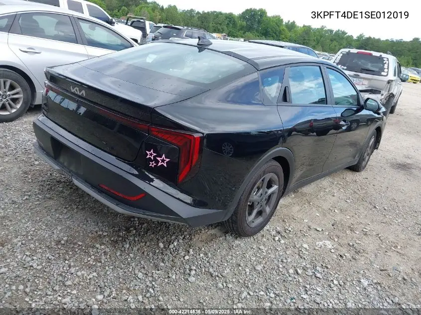 2025 Kia K4 Lxs VIN: 3KPFT4DE1SE012019 Lot: 42214536