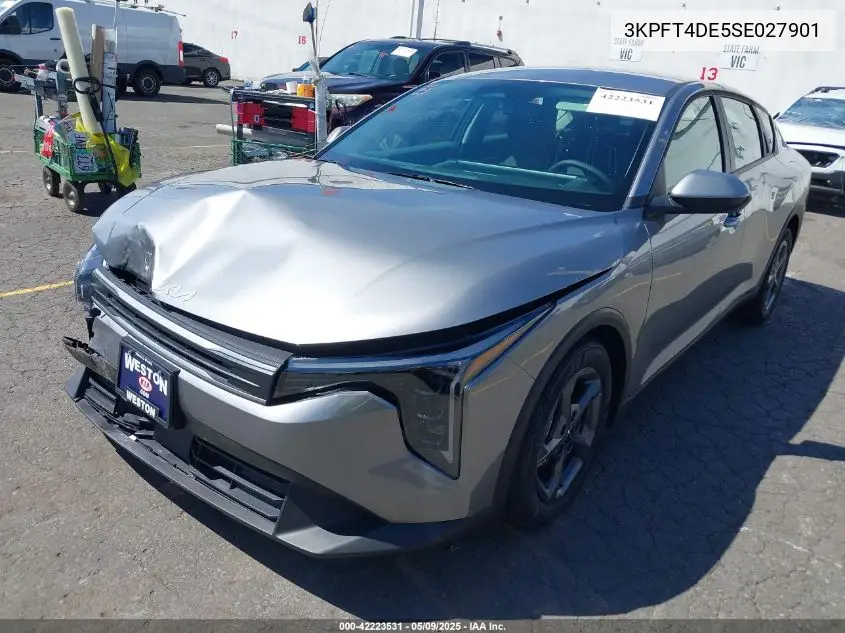 2025 Kia K4 Lxs VIN: 3KPFT4DE5SE027901 Lot: 42223531