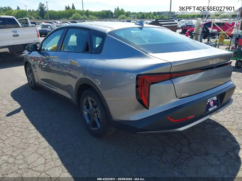 2025 Kia K4 Lxs VIN: 3KPFT4DE5SE027901 Lot: 42223531