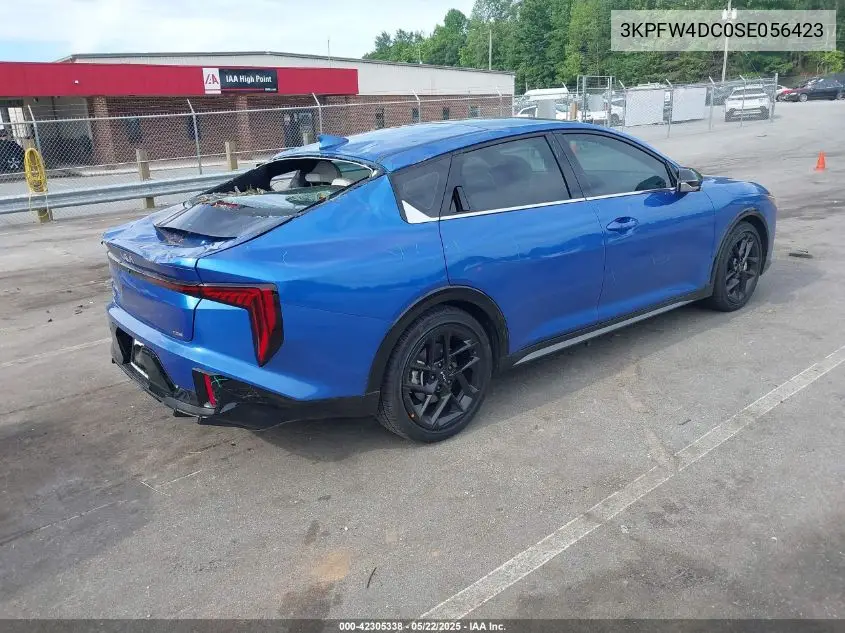 2025 Kia K4 Gt-Line Turbo VIN: 3KPFW4DC0SE056423 Lot: 42305338