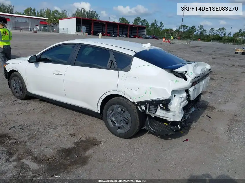 2025 Kia K4 Lx VIN: 3KPFT4DE1SE083270 Lot: 42308423
