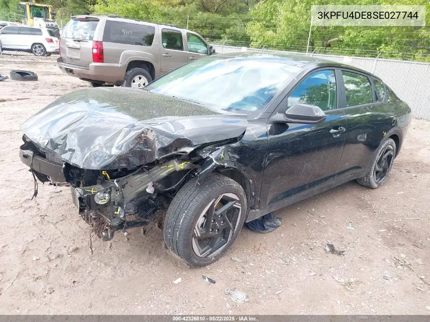 2025 Kia K4 Ex VIN: 3KPFU4DE8SE027744 Lot: 42326810