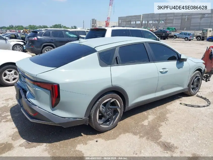 2025 Kia K4 Ex VIN: 3KPFU4DE4SE086628 Lot: 42431533