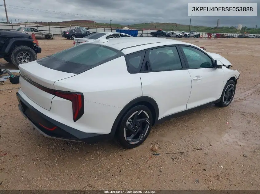 2025 Kia K4 Ex VIN: 3KPFU4DE8SE053888 Lot: 42433137