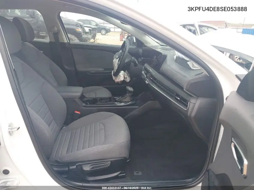 2025 Kia K4 Ex VIN: 3KPFU4DE8SE053888 Lot: 42433137