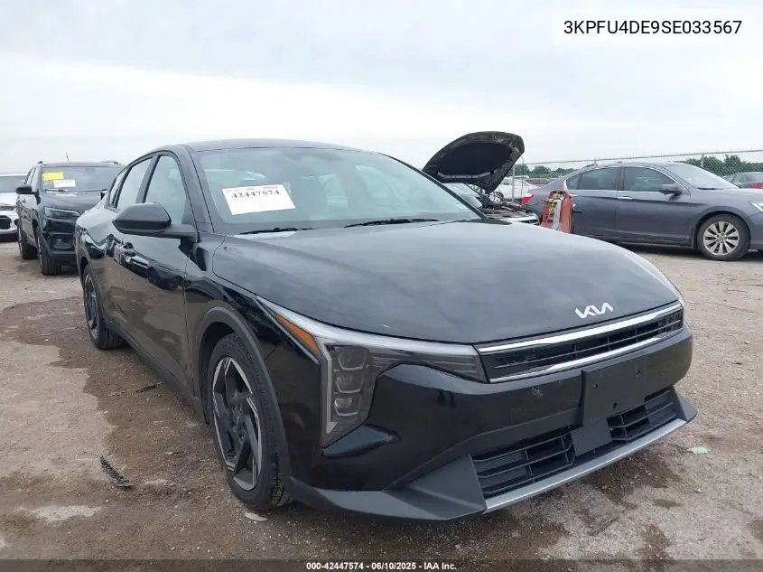 2025 Kia K4 Ex VIN: 3KPFU4DE9SE033567 Lot: 42447574