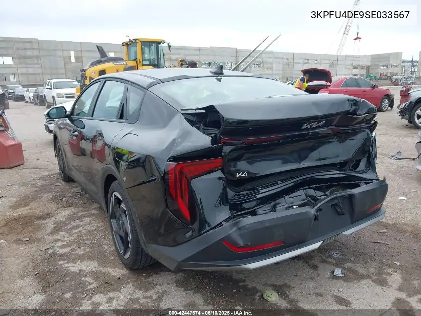2025 Kia K4 Ex VIN: 3KPFU4DE9SE033567 Lot: 42447574