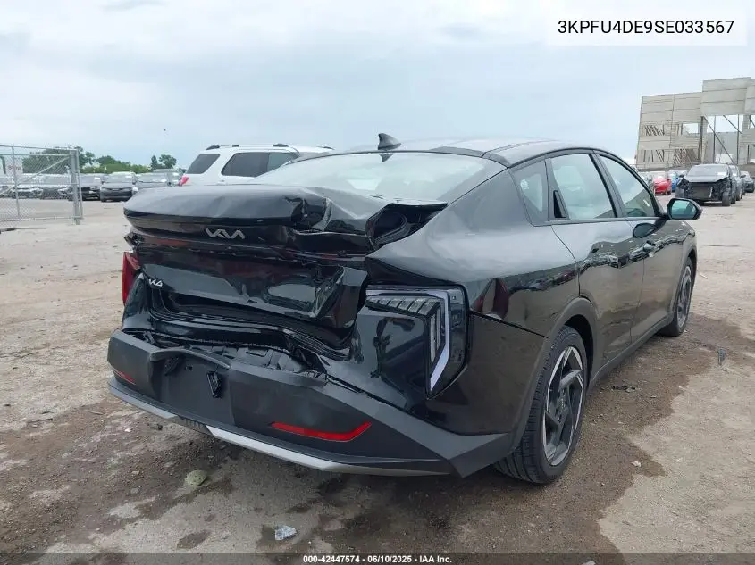 2025 Kia K4 Ex VIN: 3KPFU4DE9SE033567 Lot: 42447574
