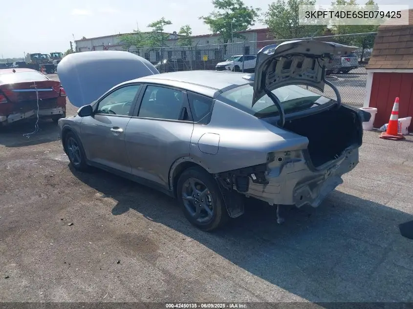 2025 Kia K4 Lxs VIN: 3KPFT4DE6SE079425 Lot: 42450135