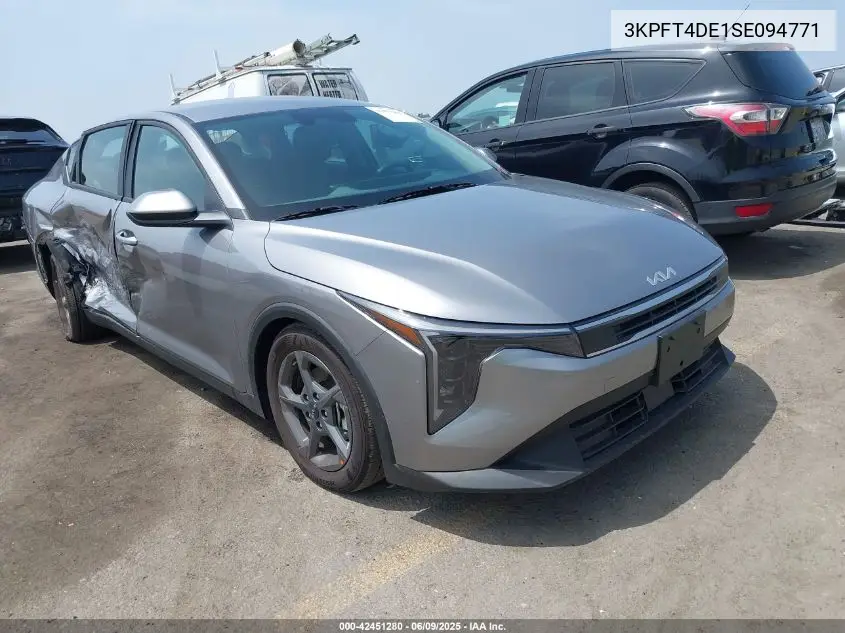2025 Kia K4 Lxs VIN: 3KPFT4DE1SE094771 Lot: 42451280