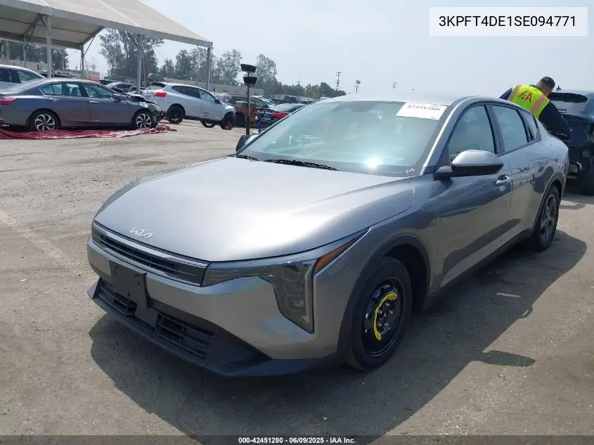 2025 Kia K4 Lxs VIN: 3KPFT4DE1SE094771 Lot: 42451280