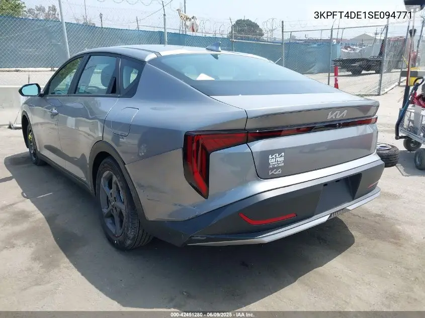 2025 Kia K4 Lxs VIN: 3KPFT4DE1SE094771 Lot: 42451280