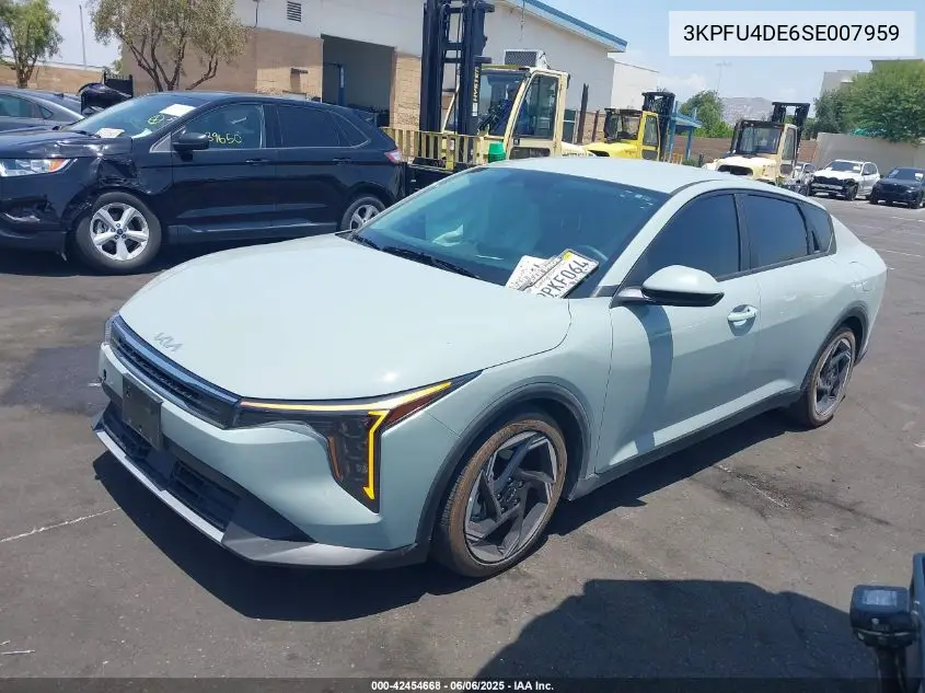 2025 Kia K4 Ex VIN: 3KPFU4DE6SE007959 Lot: 42454668