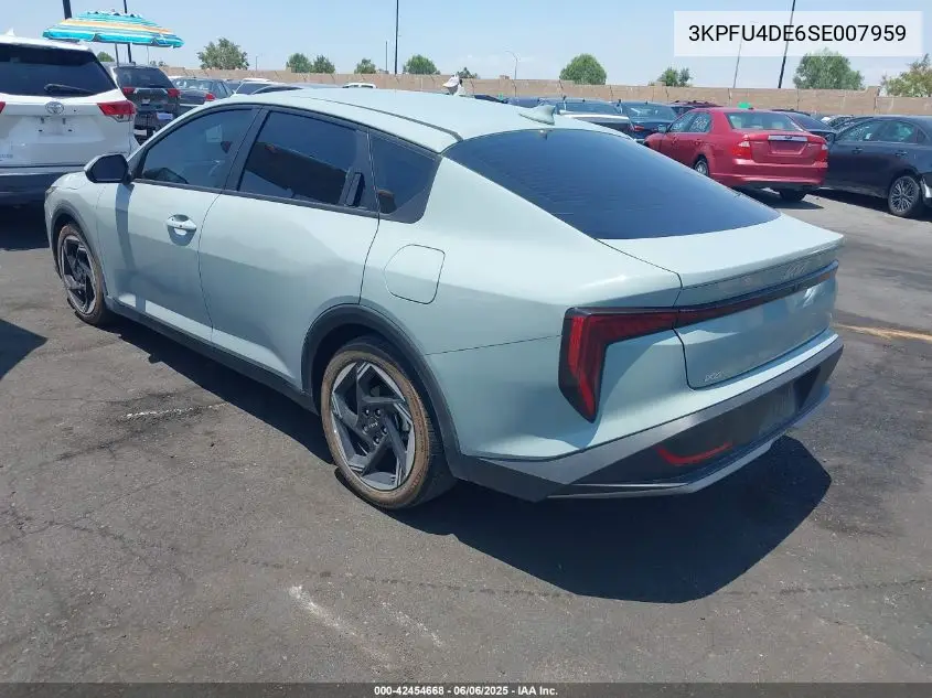 2025 Kia K4 Ex VIN: 3KPFU4DE6SE007959 Lot: 42454668