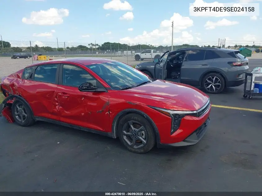 2025 Kia K4 Lxs VIN: 3KPFT4DE9SE024158 Lot: 42470010