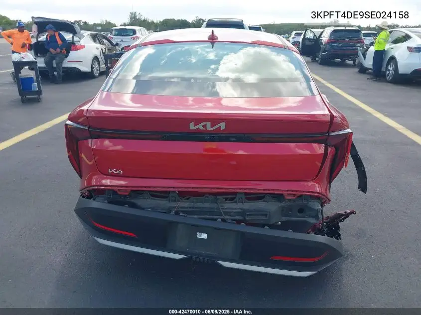 2025 Kia K4 Lxs VIN: 3KPFT4DE9SE024158 Lot: 42470010