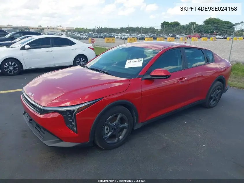 2025 Kia K4 Lxs VIN: 3KPFT4DE9SE024158 Lot: 42470010