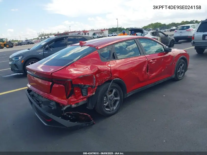 2025 Kia K4 Lxs VIN: 3KPFT4DE9SE024158 Lot: 42470010