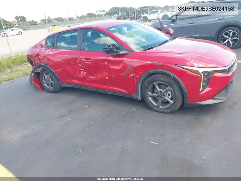 2025 Kia K4 Lxs VIN: 3KPFT4DE9SE024158 Lot: 42470010
