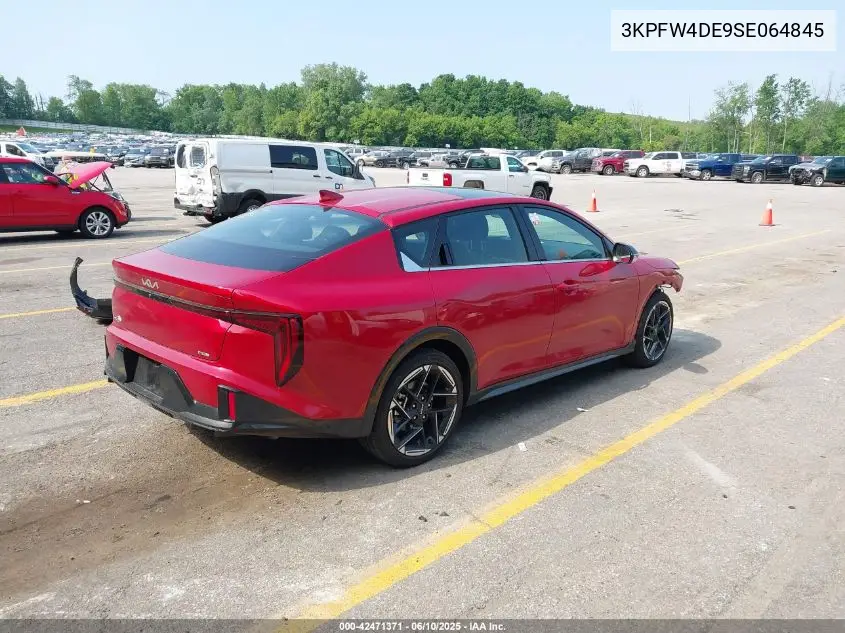 2025 Kia K4 Gt-Line VIN: 3KPFW4DE9SE064845 Lot: 42471371
