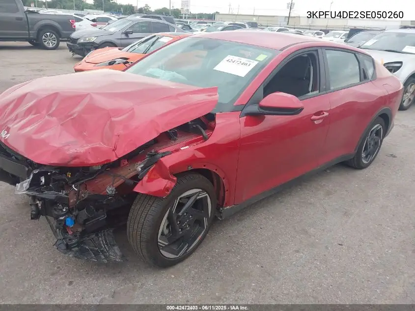 2025 Kia K4 Ex VIN: 3KPFU4DE2SE050260 Lot: 42472403