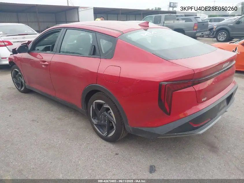 2025 Kia K4 Ex VIN: 3KPFU4DE2SE050260 Lot: 42472403