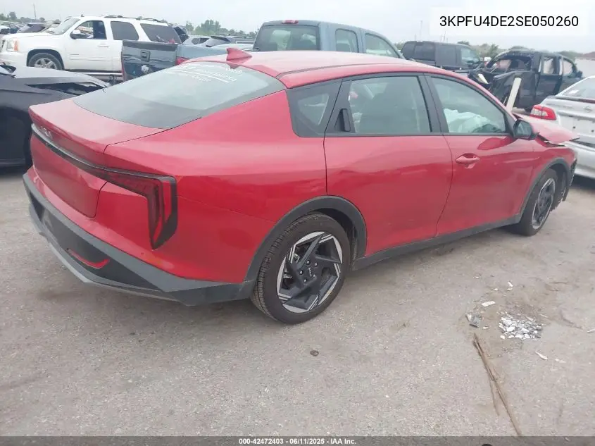 2025 Kia K4 Ex VIN: 3KPFU4DE2SE050260 Lot: 42472403