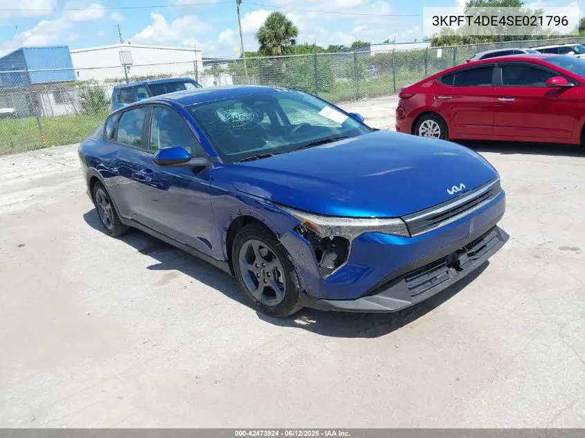 2025 Kia K4 Lxs VIN: 3KPFT4DE4SE021796 Lot: 42473924