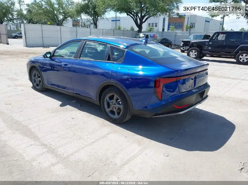 2025 Kia K4 Lxs VIN: 3KPFT4DE4SE021796 Lot: 42473924