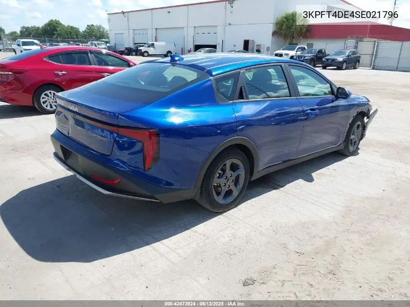 2025 Kia K4 Lxs VIN: 3KPFT4DE4SE021796 Lot: 42473924