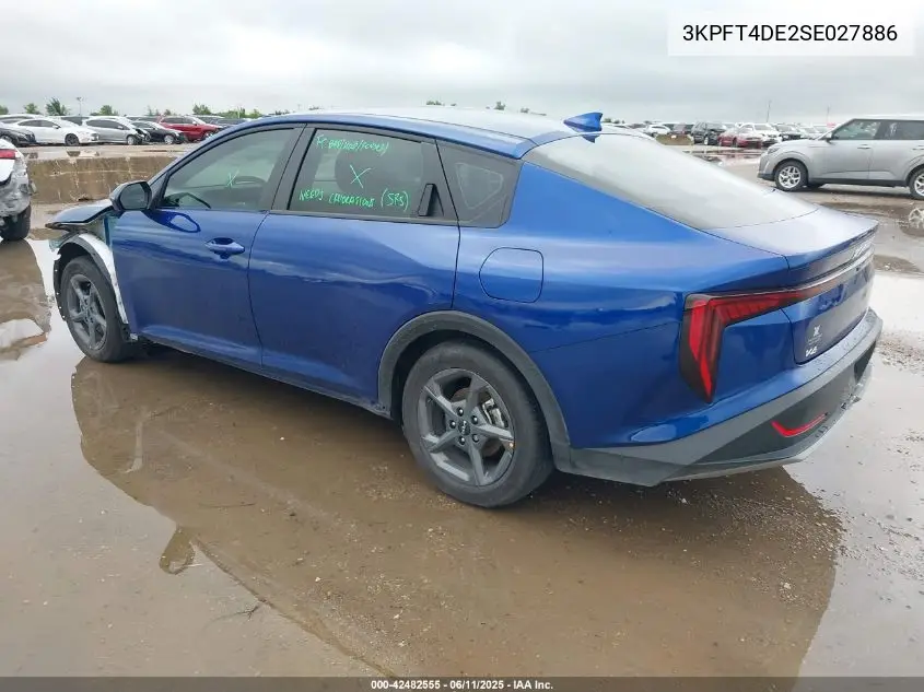 2025 Kia K4 Lxs VIN: 3KPFT4DE2SE027886 Lot: 42482555