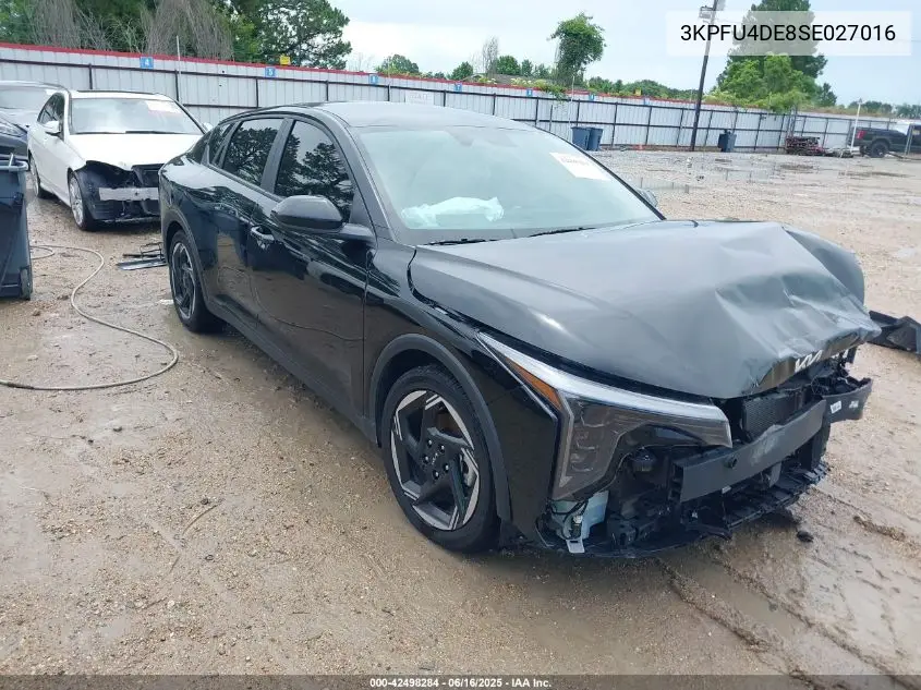 2025 Kia K4 Ex VIN: 3KPFU4DE8SE027016 Lot: 42498284