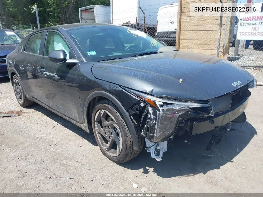 2025 Kia K4 Ex VIN: 3KPFU4DE3SE022516 Lot: 42502526