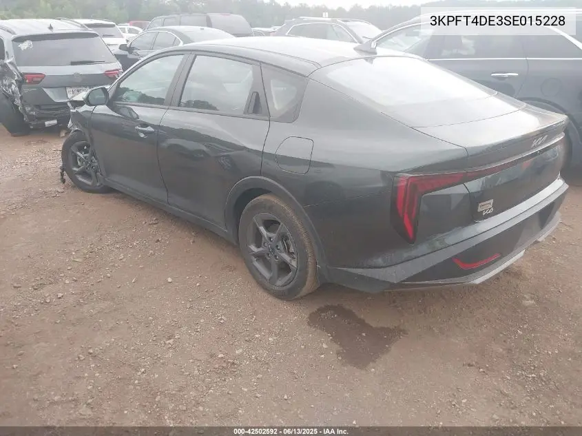 2025 Kia K4 Lxs VIN: 3KPFT4DE3SE015228 Lot: 42502592