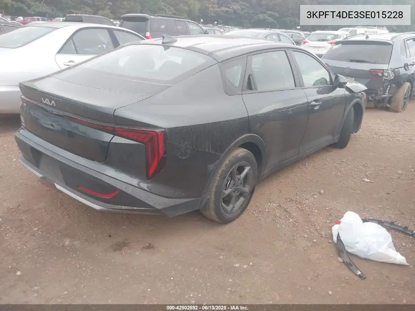2025 Kia K4 Lxs VIN: 3KPFT4DE3SE015228 Lot: 42502592