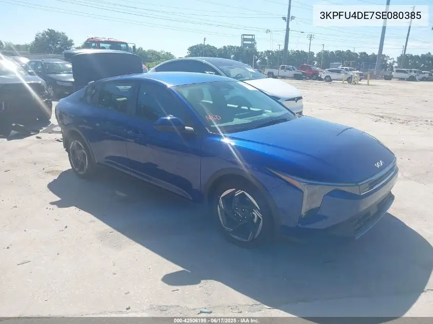 2025 Kia K4 Ex VIN: 3KPFU4DE7SE080385 Lot: 42506198