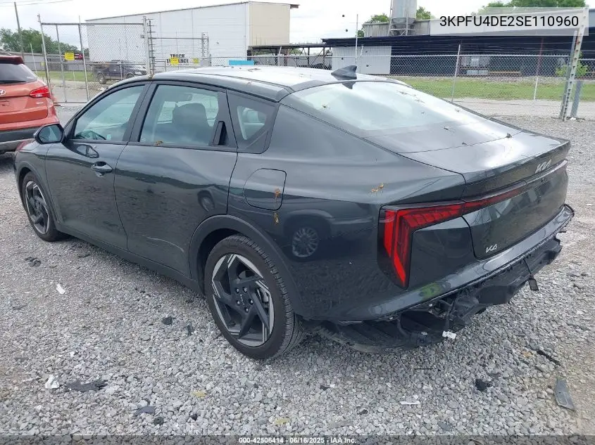 2025 Kia K4 Ex VIN: 3KPFU4DE2SE110960 Lot: 42506414