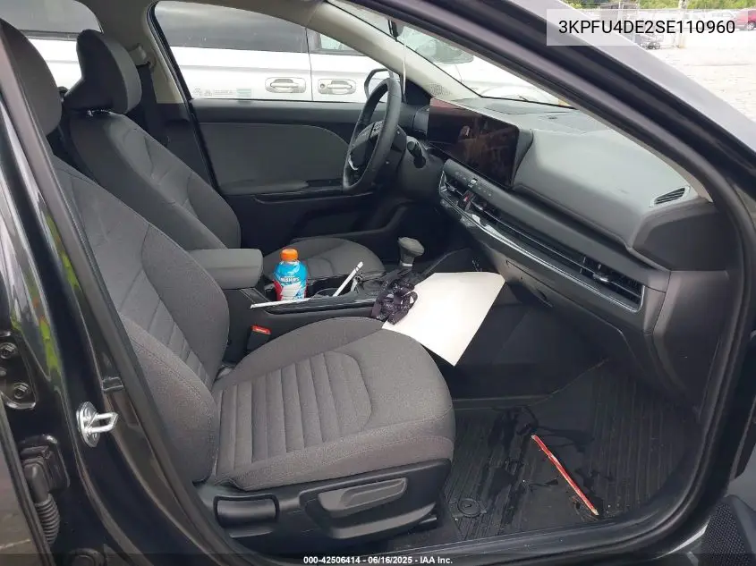 2025 Kia K4 Ex VIN: 3KPFU4DE2SE110960 Lot: 42506414