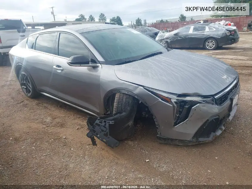 2025 Kia K4 Gt-Line VIN: 3KPFW4DE4SE086445 Lot: 42507031